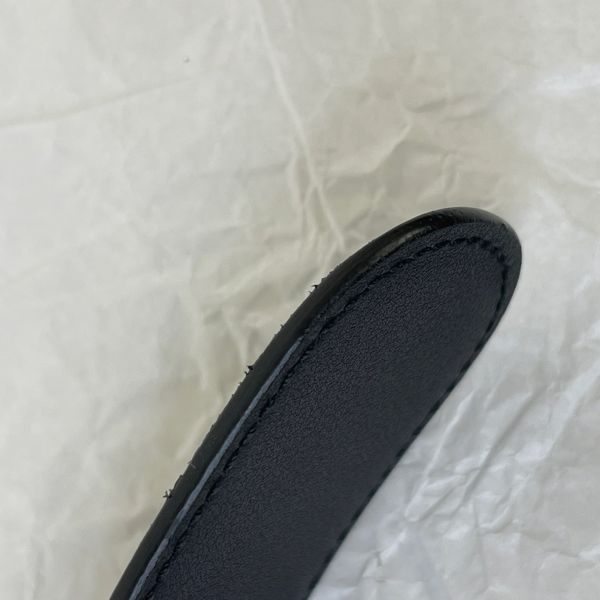 【12期0利率】GUCCI  雙G素面皮帶 3.8公分【88成新】 