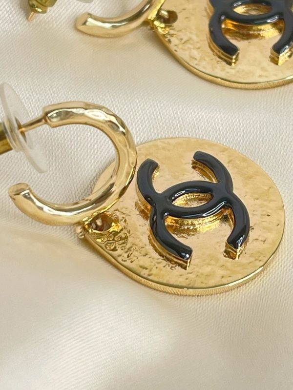 【99成新】CHANEL 22A金幣耳環 