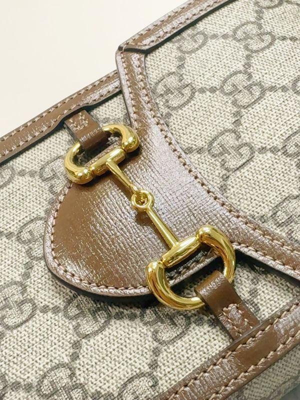 【分期0利率】Gucci 馬銜扣 1955 手機包【9成新】 