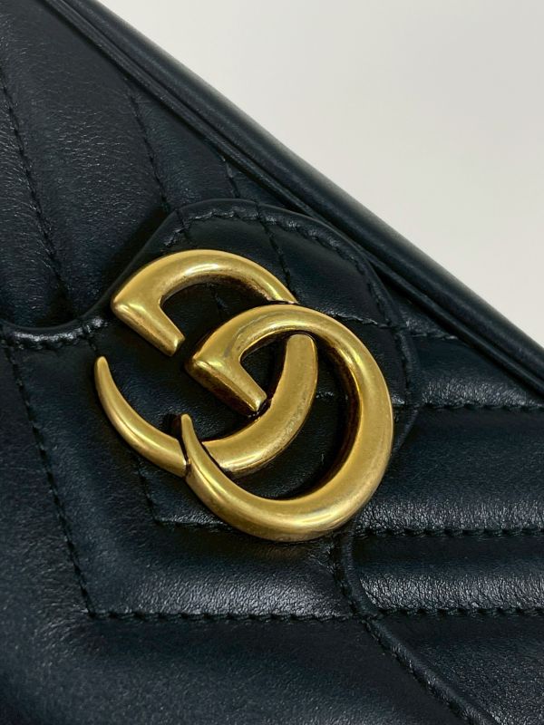 【分期0利率】GUCCI Marmont 迷你肩背包【9成新】 