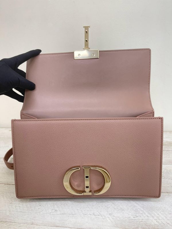 【9成新】DIOR 30 MONTAIGNE 中號 乾燥玫瑰粉 