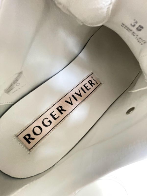 【95成新】Roger Vivier Viv' Skate 皮革運動鞋 38號 