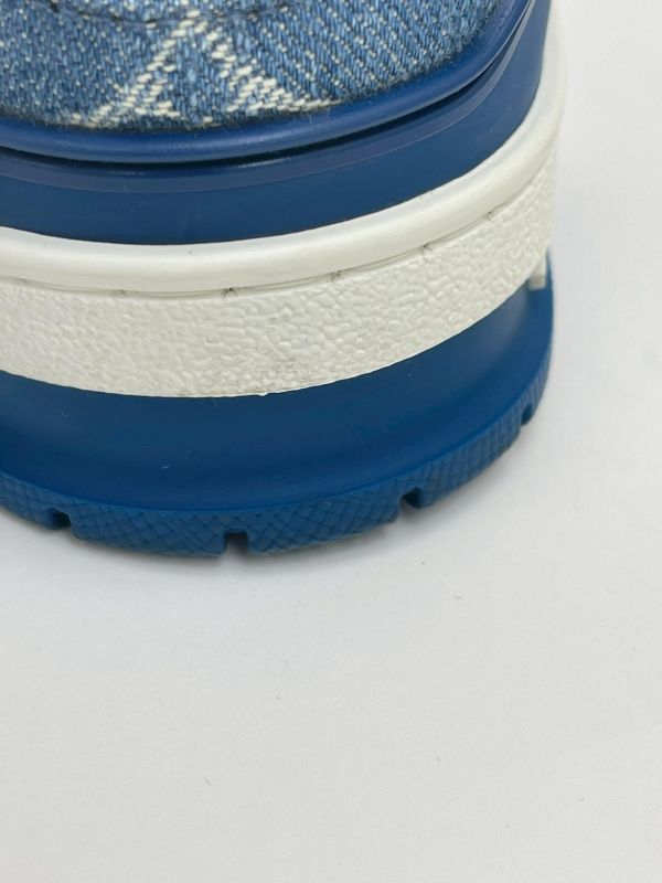 【95成新】LV TRAINER 牛仔藍 36號 