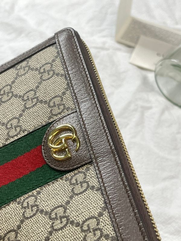 【分期0利率】GUCCI OPHIDIA GG拉鍊長夾【未使用閒置品】 