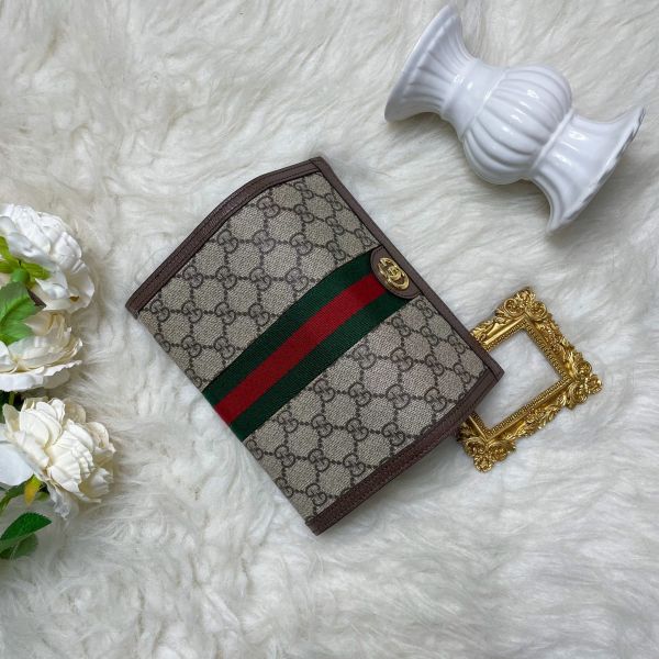 【12期0利率】【全新品】GUCCI Ophidia 扣式信封長夾【現金價23500】 