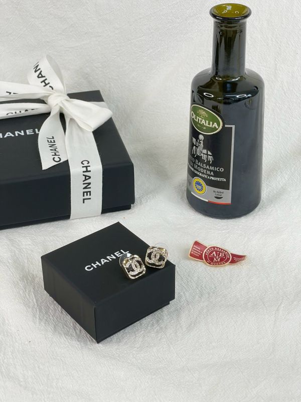 【分期0利率】CHANEL 23P鏤空方糖耳環【未使用閒置品】 