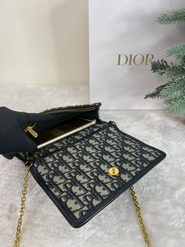 【95成新】DIOR 老花二合一腰包 