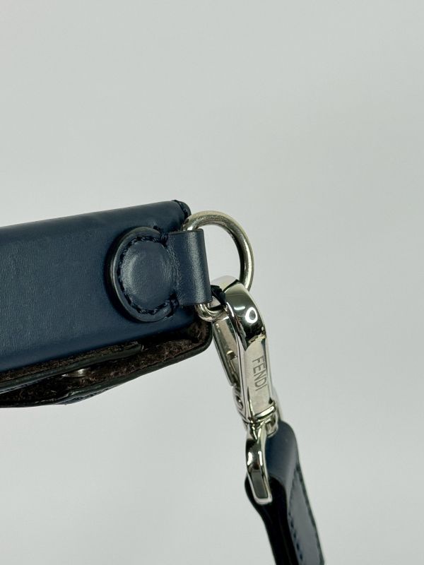 【9成新】FENDI Mini Soft Trunk 老花斜背包 