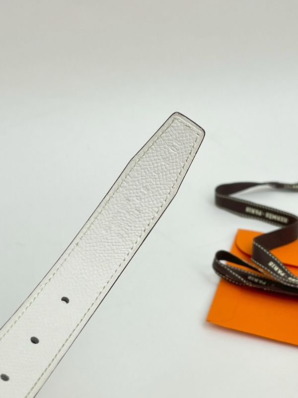 【95成新】HERMES 漸層琺瑯雙面皮帶 24MM 