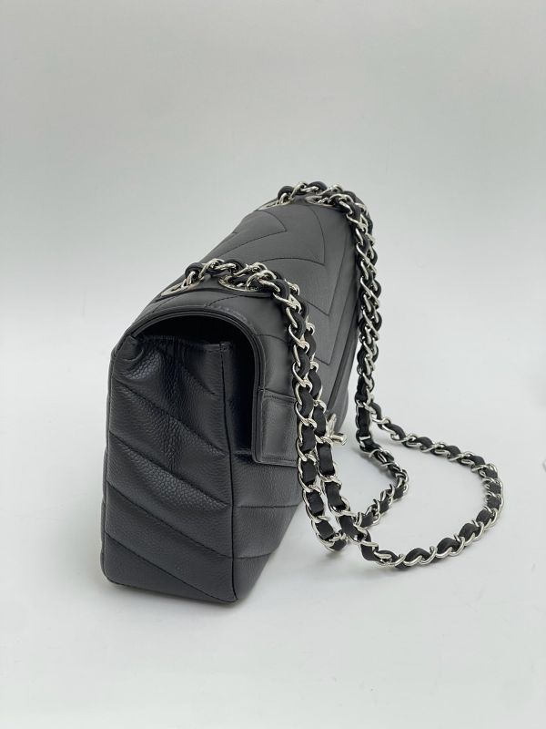 【未使用閒置品】CHANEL 山型紋翻蓋包 