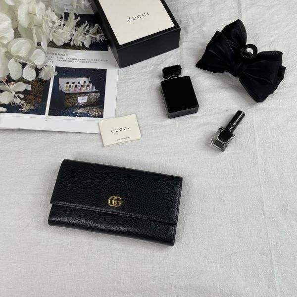 【12期0利率】GUCCI  翻蓋長夾 【9成新】 