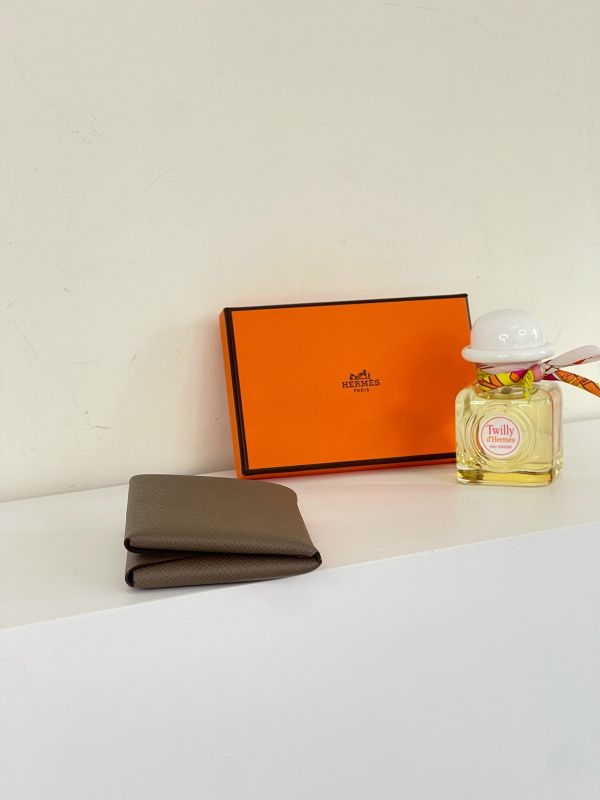 【分期0利率】HERMES Calvi Duo雙層卡片套【95成新】 
