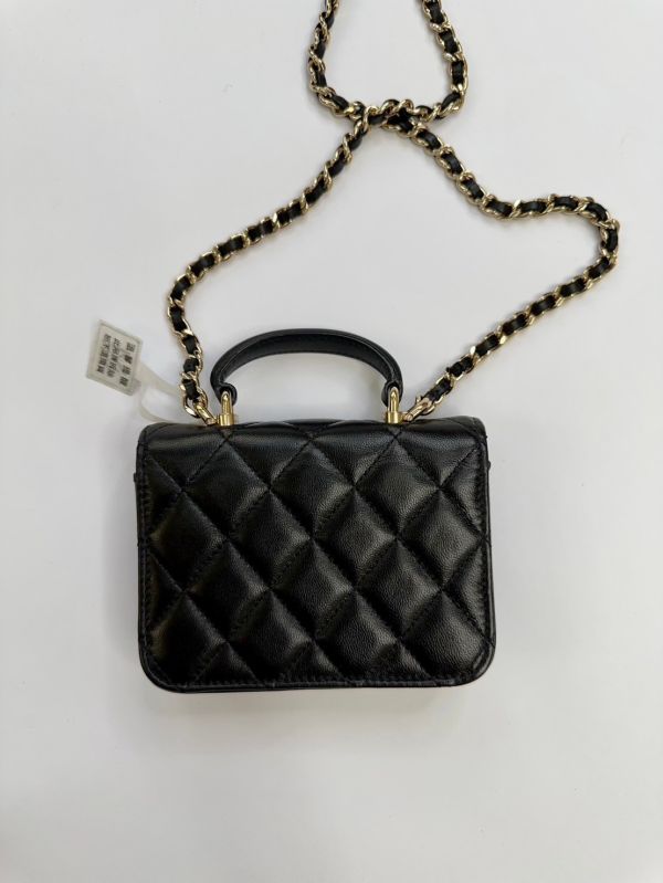 【12期0利率】CHANEL 迷你手提口蓋包【95成新】 