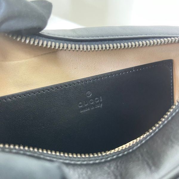 【12期0利率】GUCCI Marmont 相機包黑金【95成新】 