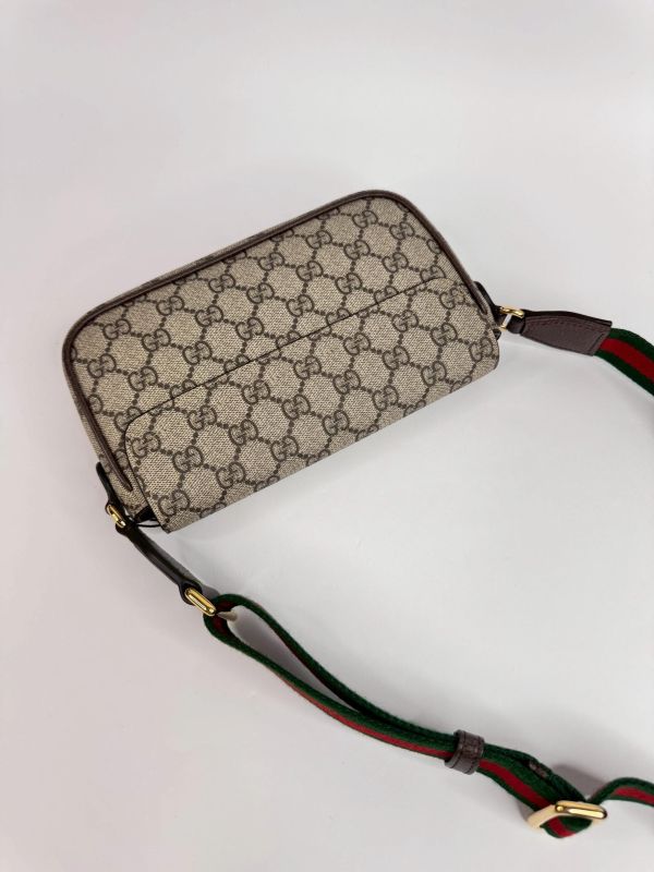 【閒置新品】GUCCI Ophidia 翻蓋斜背包 