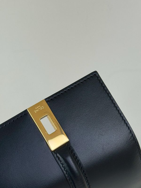 【99成新】CELINE 16 三折短夾 