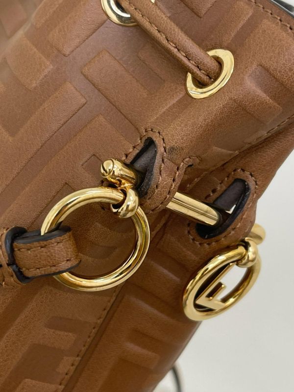 【95成新】FENDI Mon Treso 水桶包 
