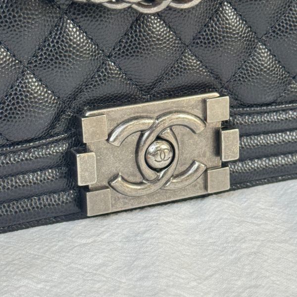 【12期0利率】CHANEL LE BOY 小型口蓋包【22年6月越南購證】【99成新】 