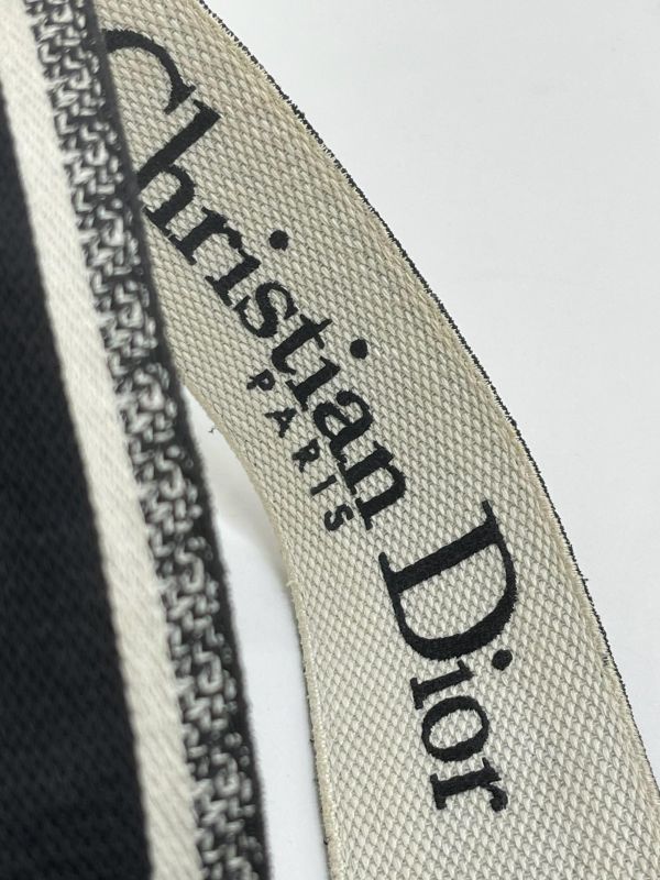 【9成新】DIOR 刺繡寬背帶 