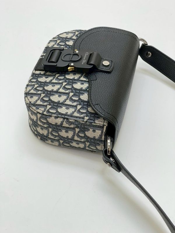 【95成新】DIOR Saddle 迷你翻蓋郵差包 