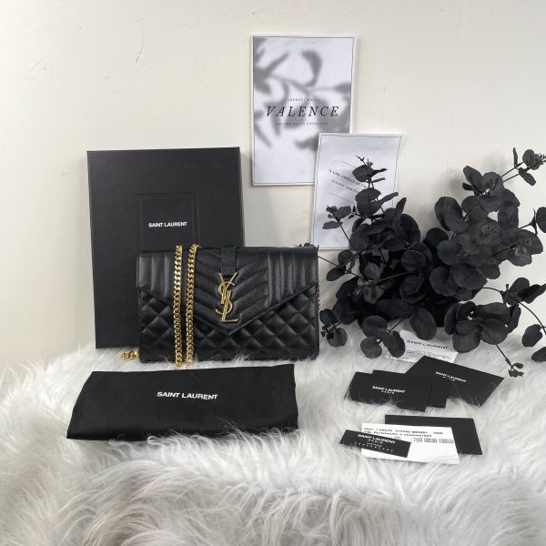 【12期0利率】YSL CASSANDRE 22.5 WOC【9成新】 