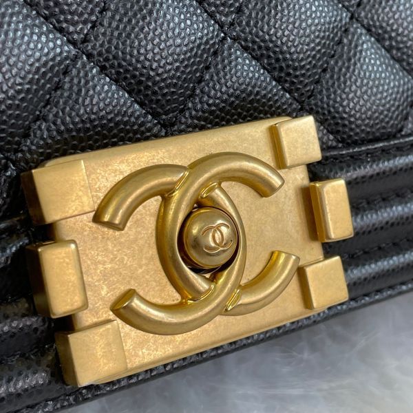 【12期0利率】CHANEL BOY 25口蓋包 【95成新】 
