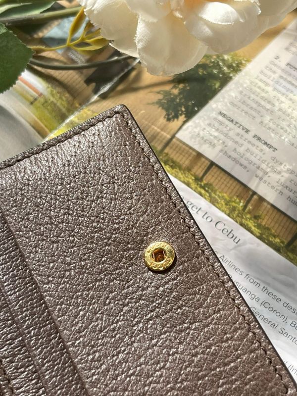 【99成新】GUCCI OPHIDIA 雙折短夾 