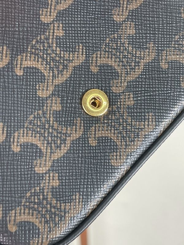 【分期0利率】CELINE 凱旋門帆布及小牛皮迷你翻蓋包【未使用閒置品】 