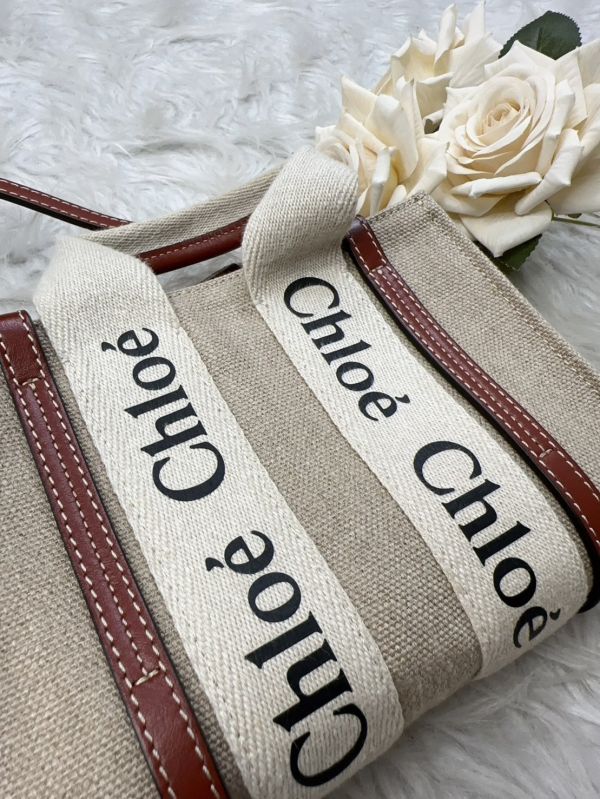 【12期0利率】CHLOE WOODY TOTE 迷你 棕色【95成新】 