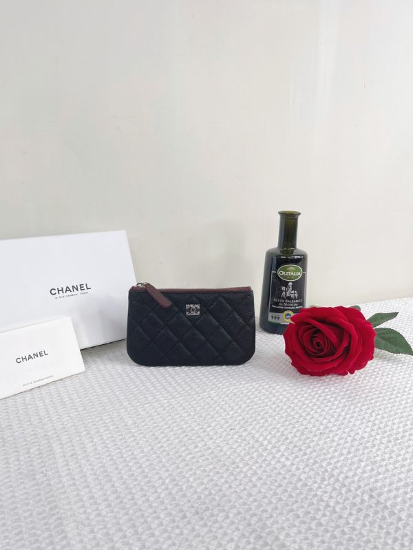 【分期0利率】CHANEL 一字拉鍊零錢包【未使用閒置品】 