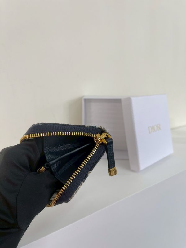 【分期0利率】DIOR 30蒙田 拉鍊零錢包【未使用閒置品】 