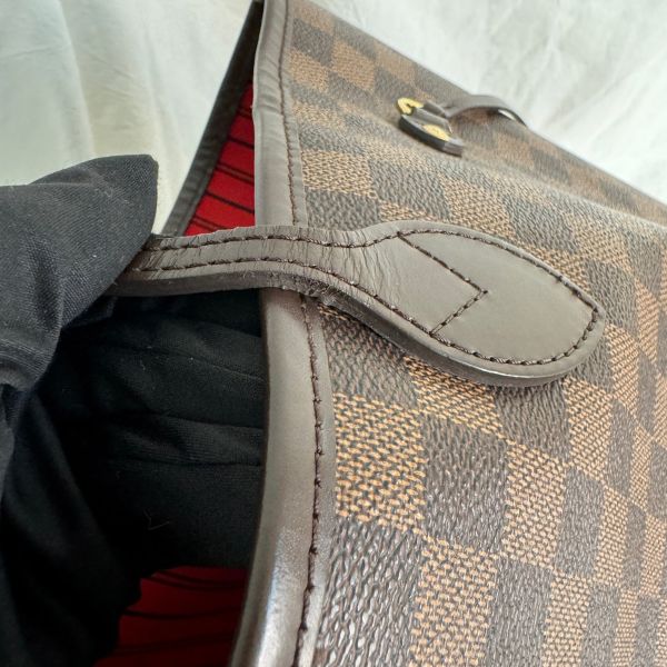 【9成新】【12期0利率】LV 棋盤格NEVERFULL MM 