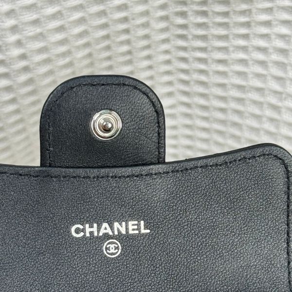 【12期0利率】Chanel COCO羊皮零錢卡包【95成新】 