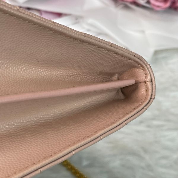 【12期0利率】YSL WOC 魚子醬鍊包 22.5CM【9成新】 