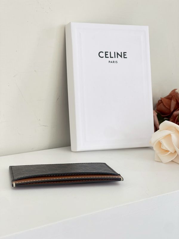 【分期0利率】CELINE 印花標誌印花卡片套【9成新】 