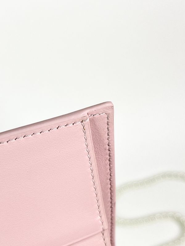 【分期0利率】CELINE 亮面牛皮革TRIOMPHE三折短夾 【9成新】