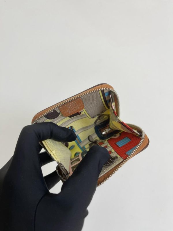 【全新品】HERMES 絲巾零錢包 