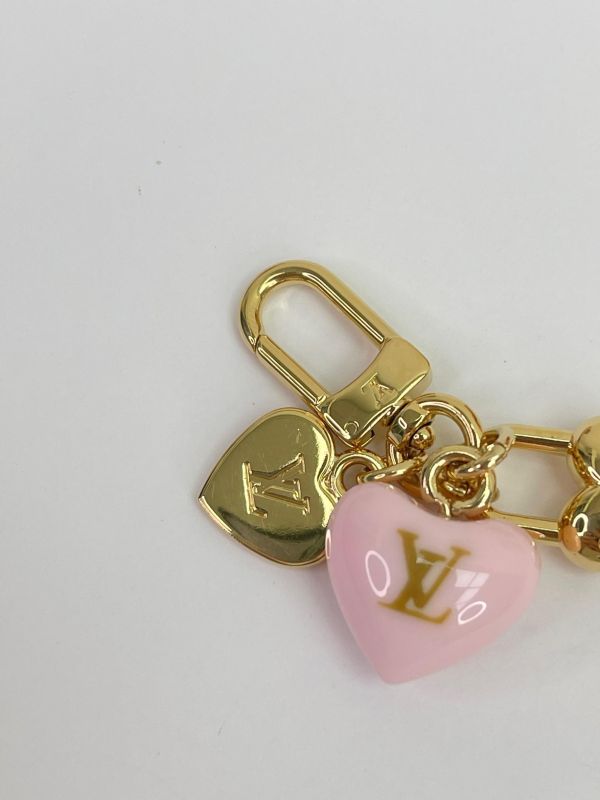 【全新品】LV Micro Charms LV Heart 鑰匙圈 
