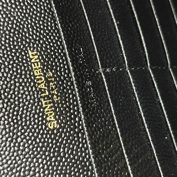 【12期0利率】YSL WOC 魚子醬鍊包 金扣22.5CM【英國購證】【99成新】 