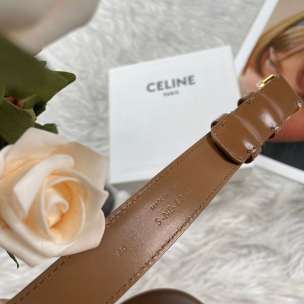 【12期0利率】CELINE 凱旋門2.5cm皮帶【全新品】【現金價】 