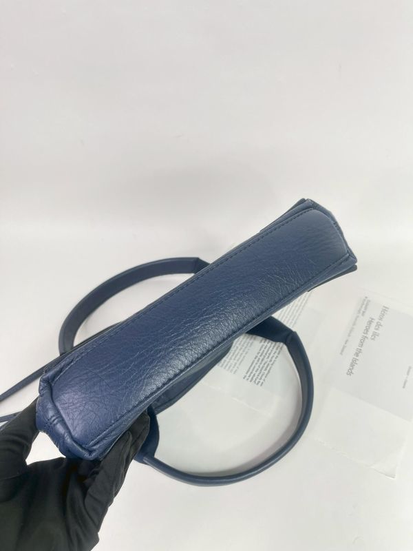【95成新】BALENCIAGA NAVY CABAS XS 羊皮款 