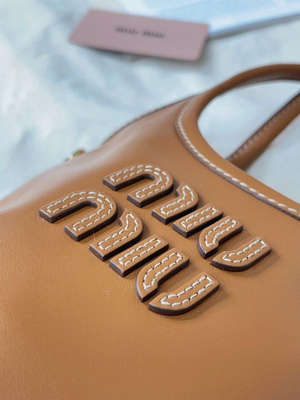 【分期0利率】MIUMIU IVY 皮革手提包 MINI【全新品】 