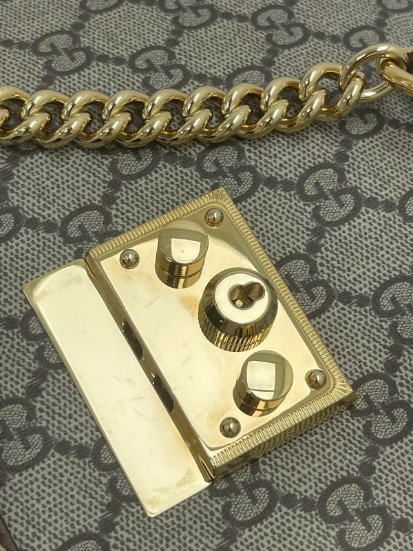 【95成新】GUCCI Padlock 小號托特包 