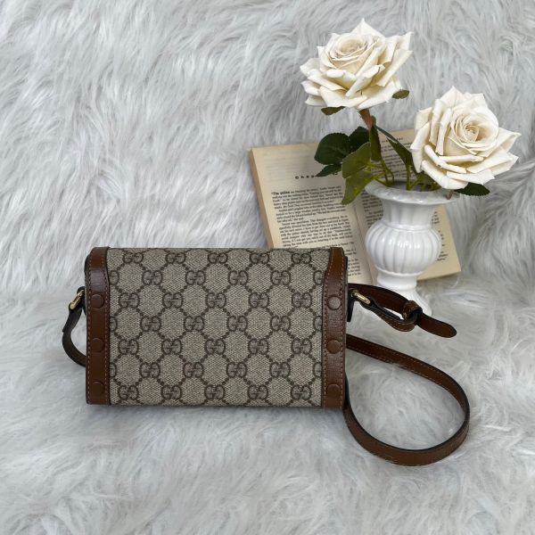 【95成新】【12期0利率】Gucci 馬銜扣 1955 迷你包 