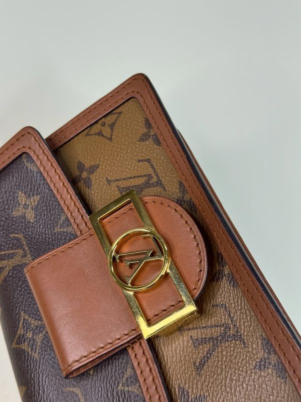 【分期0利率】LV Dauphine 鏈帶錢包【9成新】 