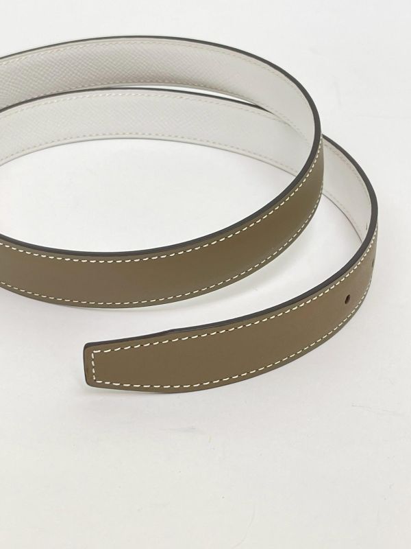 【95成新】HERMES 漸層琺瑯雙面皮帶 24MM 