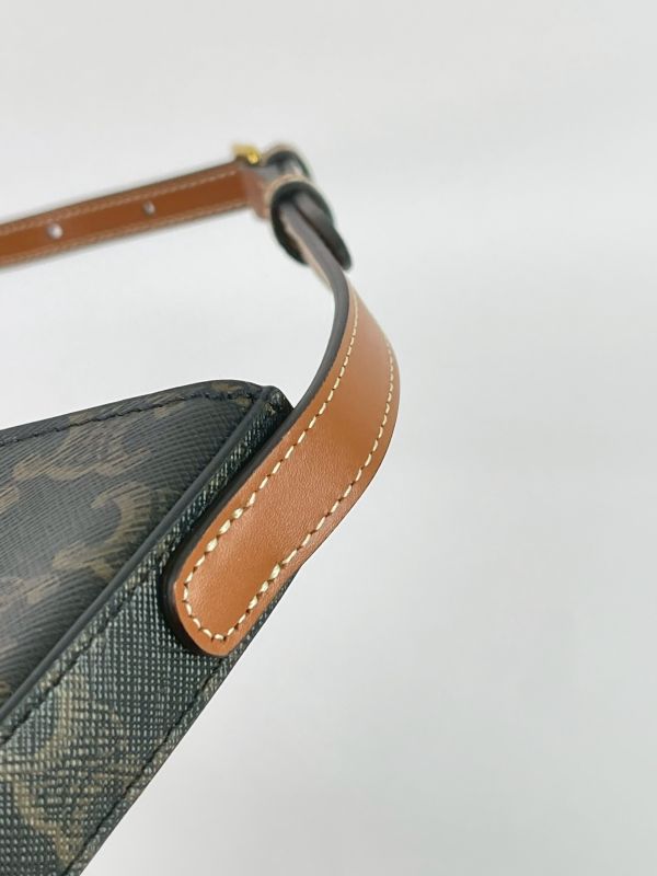 【95成新】CELINE Croque 老花腋下包 