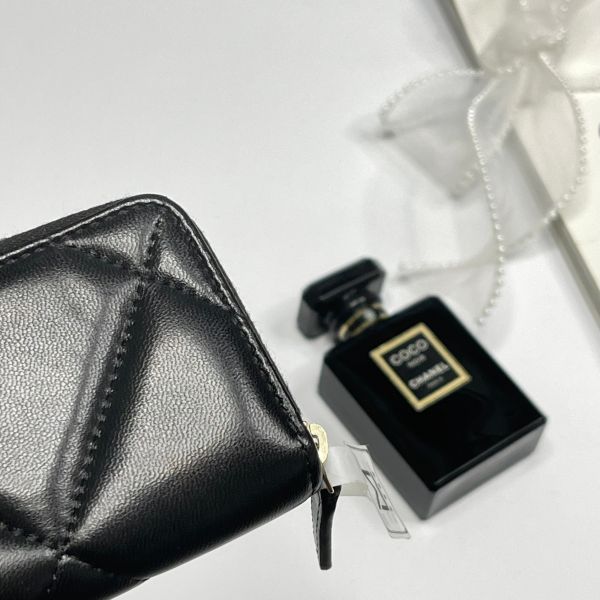 【12期0利率】CHANEL 19 拉鍊零錢包【23年台灣購證】【9成新】 