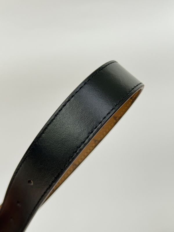 【分期0利率】LV Dauphine 25MM雙面皮帶【95成新】 