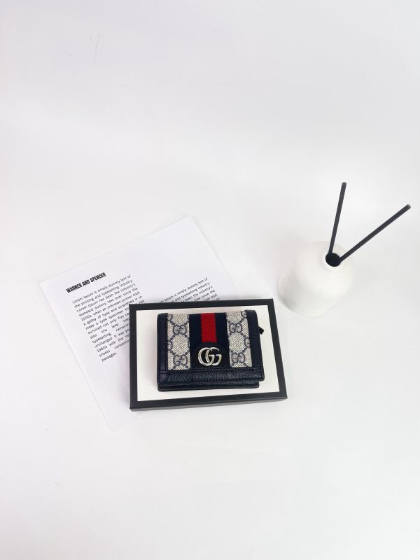 【9成新】GUCCI OPHIDIA 雙折短夾 